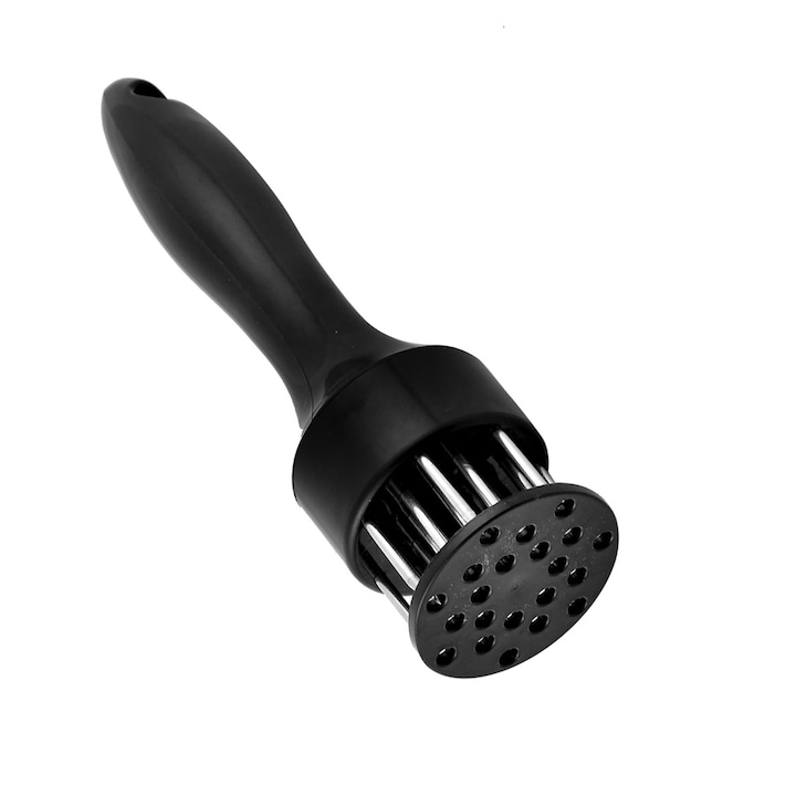 Ustensila pentru fragezit carnea, awwaline, neagra, 21 de tije ascutite din inox