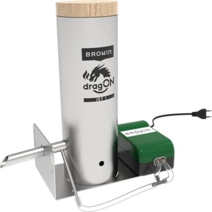 Generator de fum pentru afumatoare Browin, DragON Jet, Pompa electrica, Inox