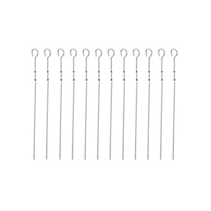 Set 12 bete frigarui tip tepusa gratar / barbeque, GOGOU, inox, 35.5 cm