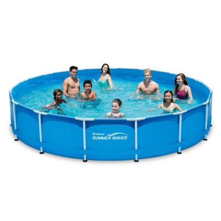 Piscina Summer Waves, cadru metalic, 457 x 84 cm, 12.000 litri, Pompa filtrare inclusa