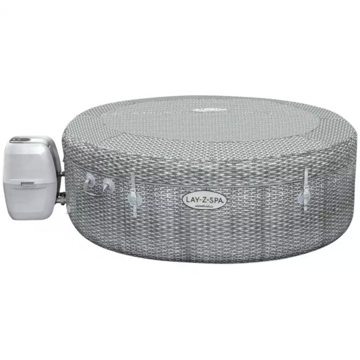 Jacuzzi Bestway, Lay-Z-Spa Honolulu AirJet cu hidromasaj, rotund 196 cm x 71 cm