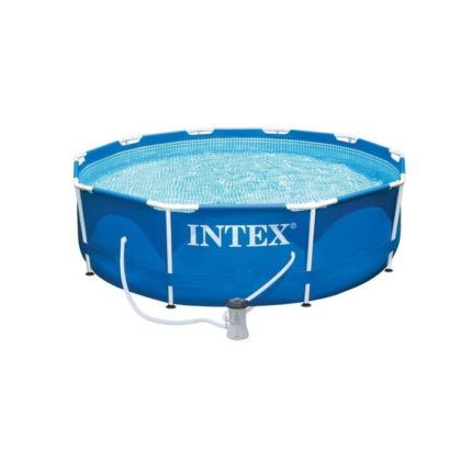 Set Piscina Intex BS28202, cu Pompa, Capacitate 4485 l, Pvc 3 Straturi, 305 x 76 cm, Albastru