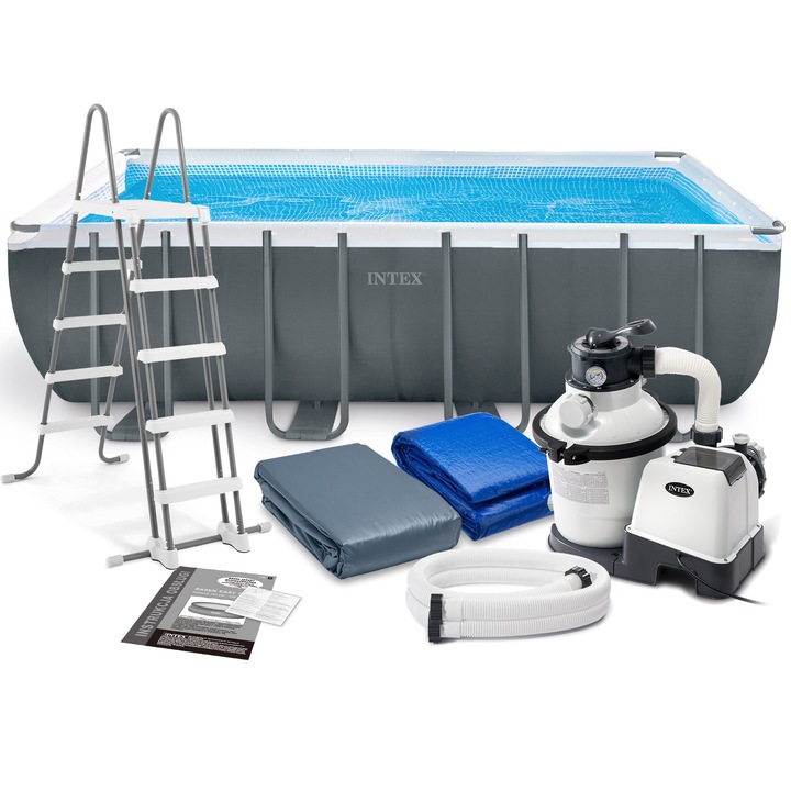 Set piscina, Intex, 549 x 274 x 132 cm, 11in1