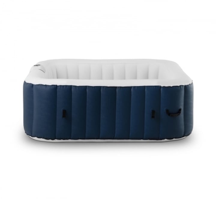 Jacuzzi de gradina pentru 4 persoane, Uniprodo, PVC, 900 l, Albastru/Alb