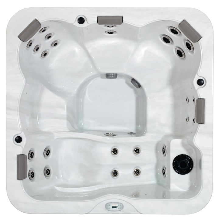 Jacuzzi de exterior Viskan spa, model Trollo, Seria S, dimensiuni 200x200 cm