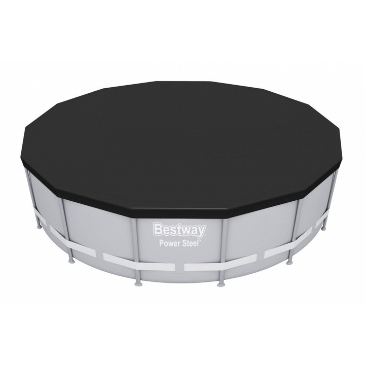 Acoperis piscina Bestway, PVC, cu orificii de scurgere, 427cm