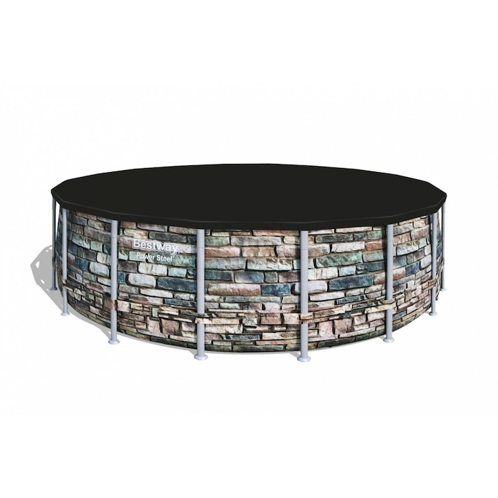 Husa piscina Bestway, PVC, cu sistem de prindere, 555cm, pentru piscine de 549cm
