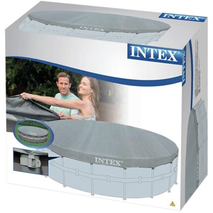 Prelata Intex Deluxe 28040, pentru piscine rotnde cu diametrul 4.88m