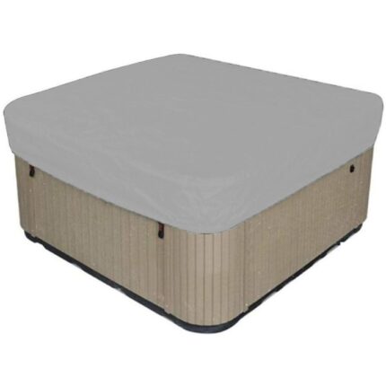 Acoperis piscina, Panza Oxford 210D, Protectie UV, 218 x 218 x 30 cm, Gri