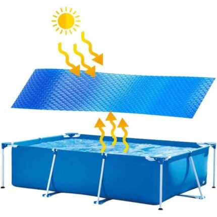 Acoperire solara pentru piscina, 220 cm x 150 cm