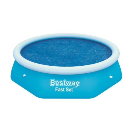 Acoperis piscina, Bestway, albastru, cu bule pentru incalzire, 2.44 m x 0.6 m