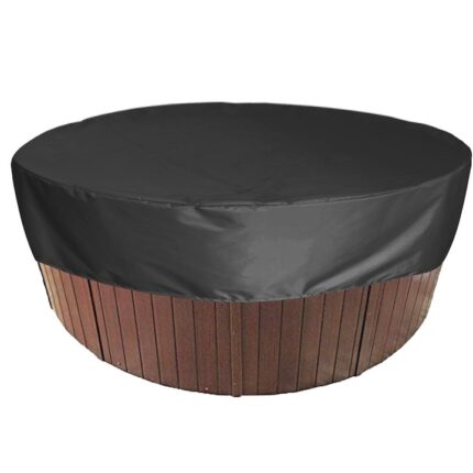 Husa protectie pentru cada in aer liber, Poliester, 190x30 cm, Negru