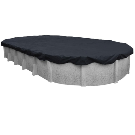 Husa pentru piscina, Panza Oxford, 2.95x2.2 m, Negru