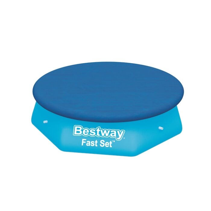 Accesoriu pentru acoperire piscina, forma rotunda, material rezistent, pentru interior sau exterior, albastru, model Bestway