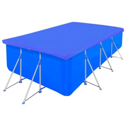 Set 2 prelate pentru piscina Zakito Europe, polietilena, 540x270x10 cm, albastru inchis