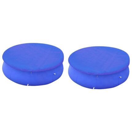 Set 2 prelate piscina Zakito Europe, Polietilena, 335cm, albastru
