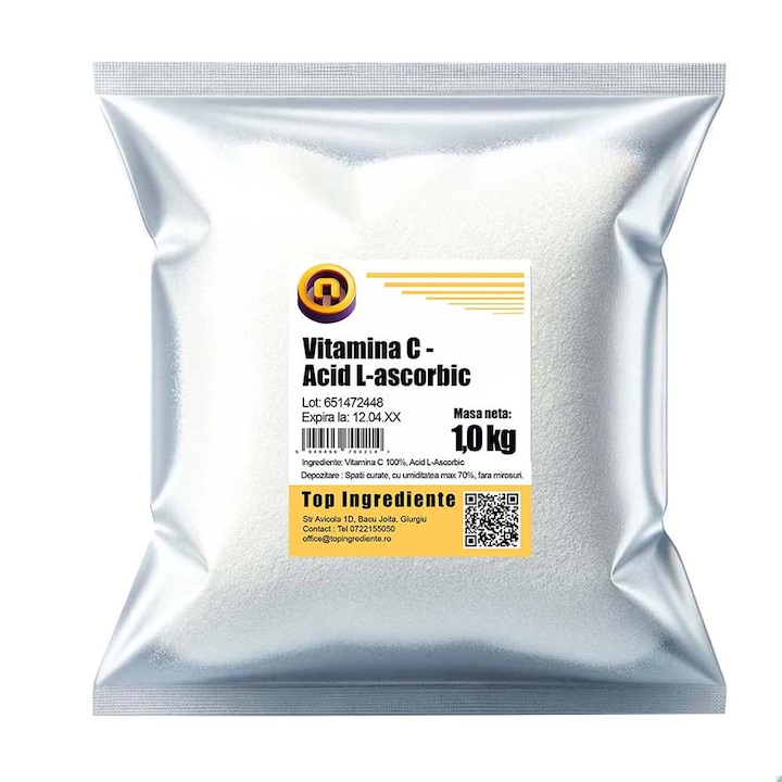 Vitamina C pudra Acid Ascorbic, agent limpezire apa piscina 1kg