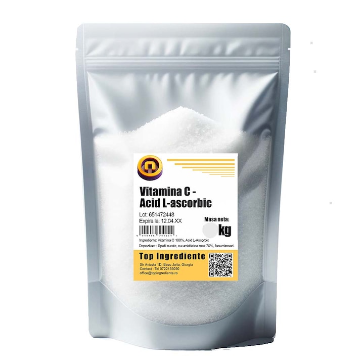 Vitamina C pudra Acid Ascorbic, agent limpezire apa piscina 250g