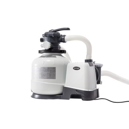 Sistem de filtrare cu nisip Intex 26652, 220-240 V, 12.113 l/h debit apa, 32 mm diametru, pentru piscine pana la 42 m3