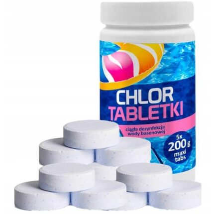Tablete clor pentru apa din piscina, 1kg