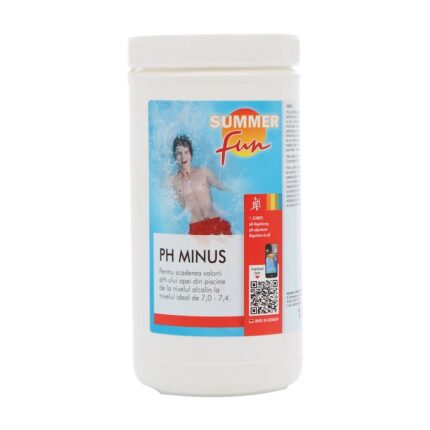 PH minus granulat Summer Fun, pentru apa piscina, 1.5 Kg, curata rezidurile de calcar