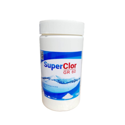 Dezinfectant pe baza de Clor pentru Piscine, SuperClor GR 60 1Kg