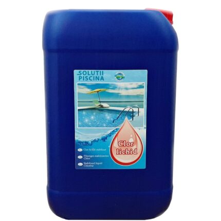 Dezinfectant pentru piscina, Solutii Piscina, Clor Lichid, 25L