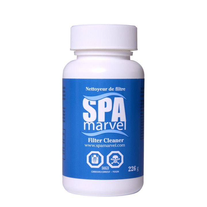 Solutie pentru curatatea filtrelor din Jacuzzi, Spa Marvel Filter Cleaner, 226 g