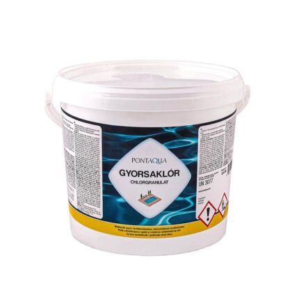 Clor granulat Pontaqua 56%, CLG 030, cu clor activ pentru piscine 3kg