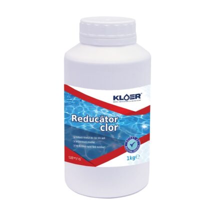 Reducator clor Kloer, solid, pentru apa piscina, 1 kg