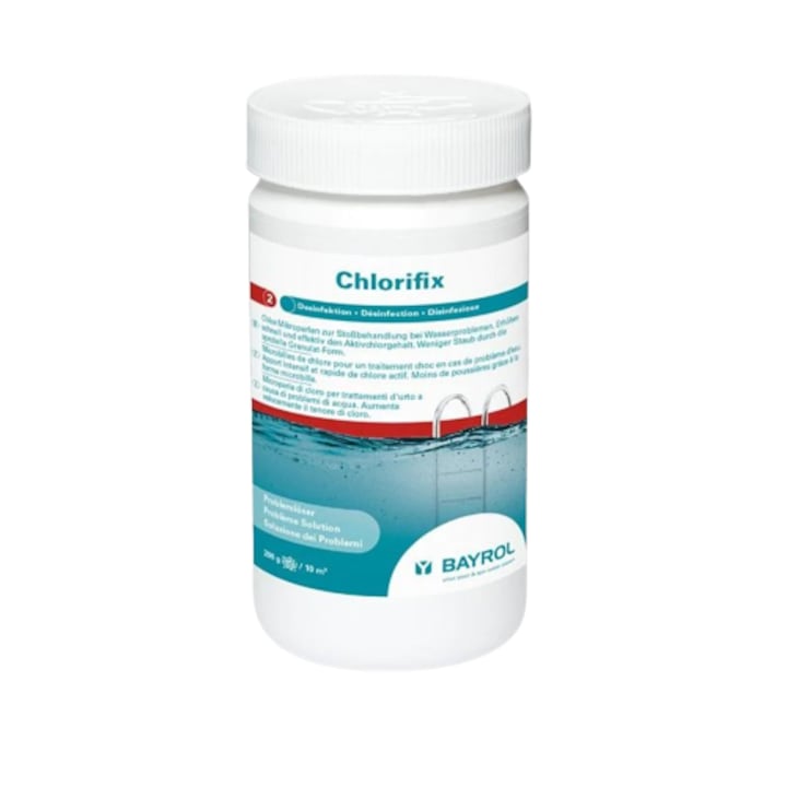Tratament piscina Bayrol Chlorifix, Functie dezinfectare, 1kg