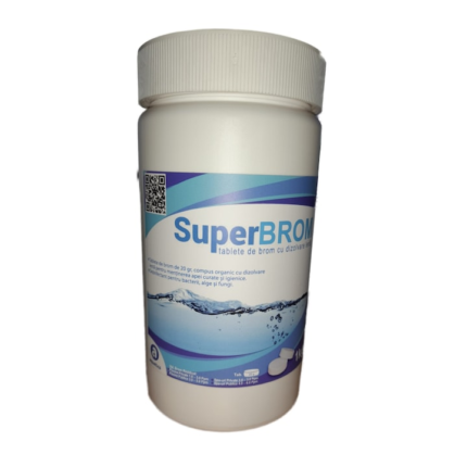 Tablete de Brom cu Dizolvare Lenta, Super Brom, 1kg