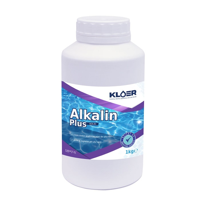 Alkalin plus solid pentru apa piscina, 1 kg