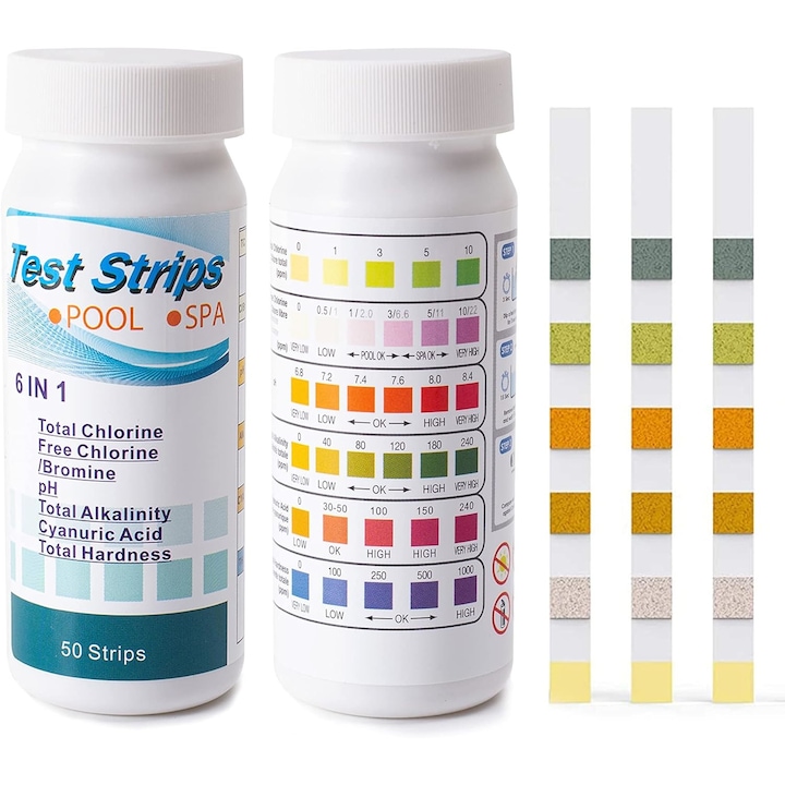 Benzi de testare pentru piscina Sunmostar Multicolor