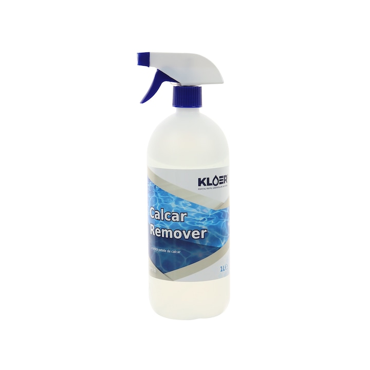 Solutie pentru indepartarea petelor de calcar Kloer, pentru piscine, produs lichid, 1L