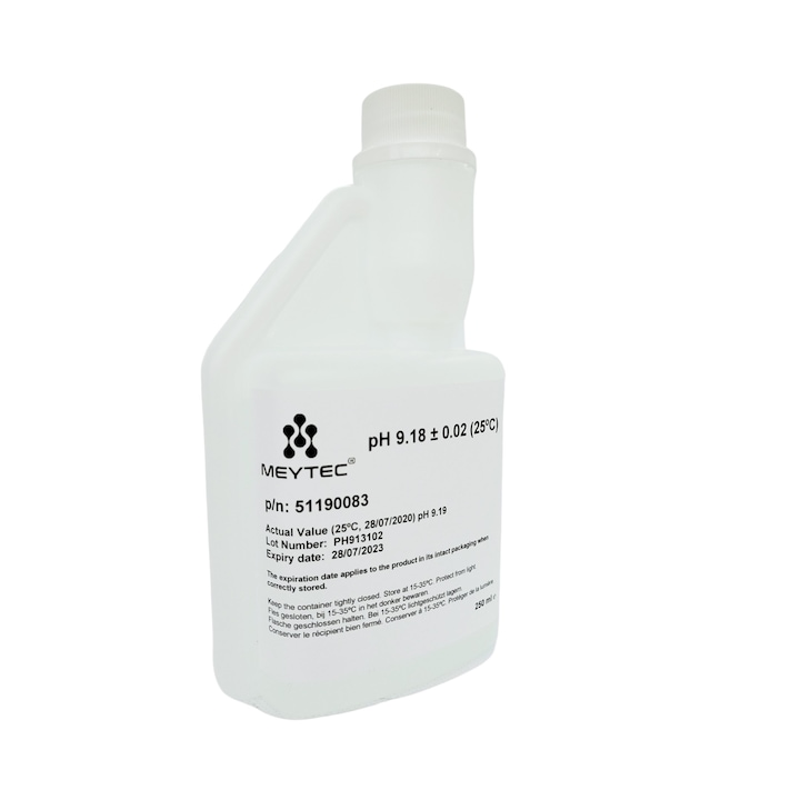 250 ml Solutie de calibrare PH 9.18, Meytec, 250 ml
