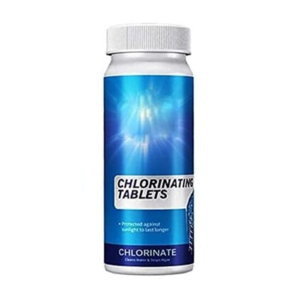 Set de tablete efervescente cu clor pentru curatarea piscinei Gnaumore, alb, 100 g