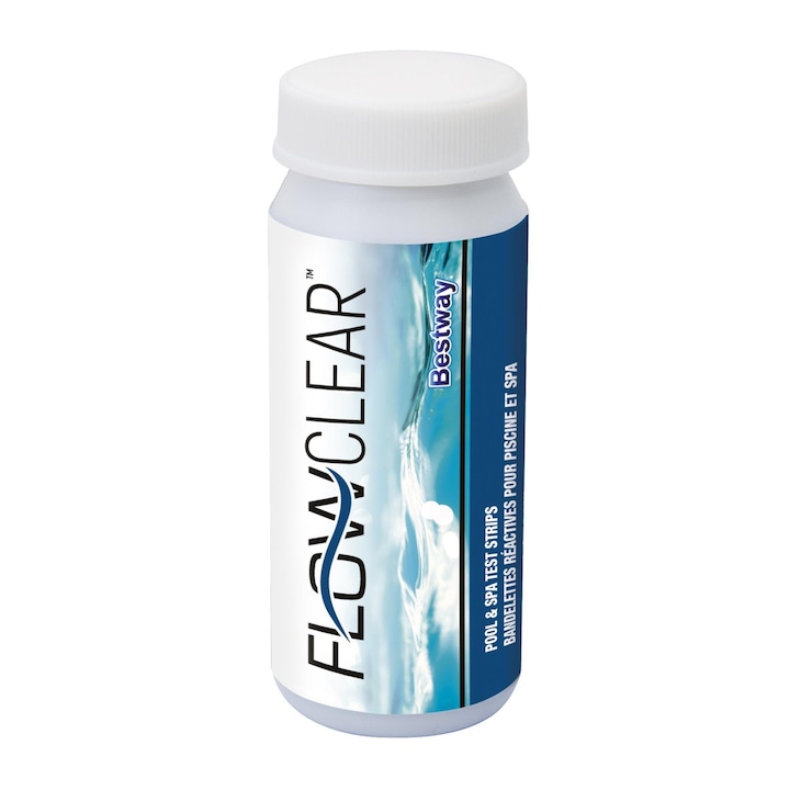 Test ultrarapid pentru analiza apa piscina Bestway, clor liber, PH si alcalinitatea totala