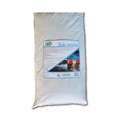 Material filtrant natural pentru apa, zeolit fractie fina 1-3 mm, pentru piscine, iazuri, helestee, 25 kg