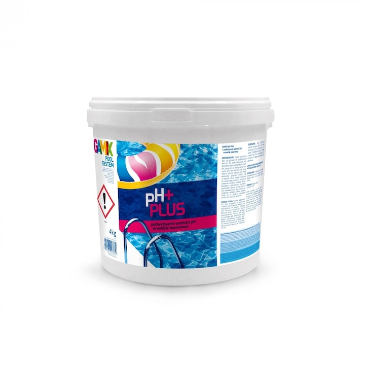 Solutie de ridicare PH pentru apa din piscina, Gamix, 4 kg