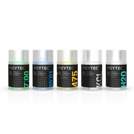 Set solutii intretinere piscina, Meytec, 5x60 ml