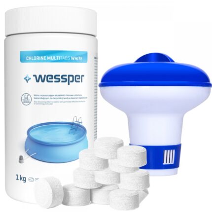 Kit de curatare pentru piscina, Wessper, 20g/1kg