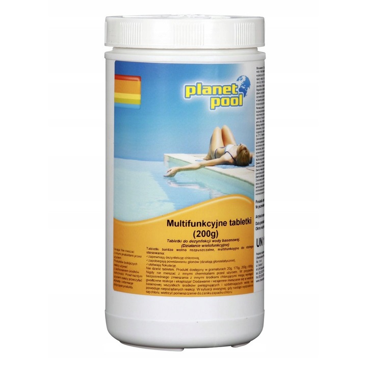 Solutie piscina Chemochlor, Planet Pool, 200 g