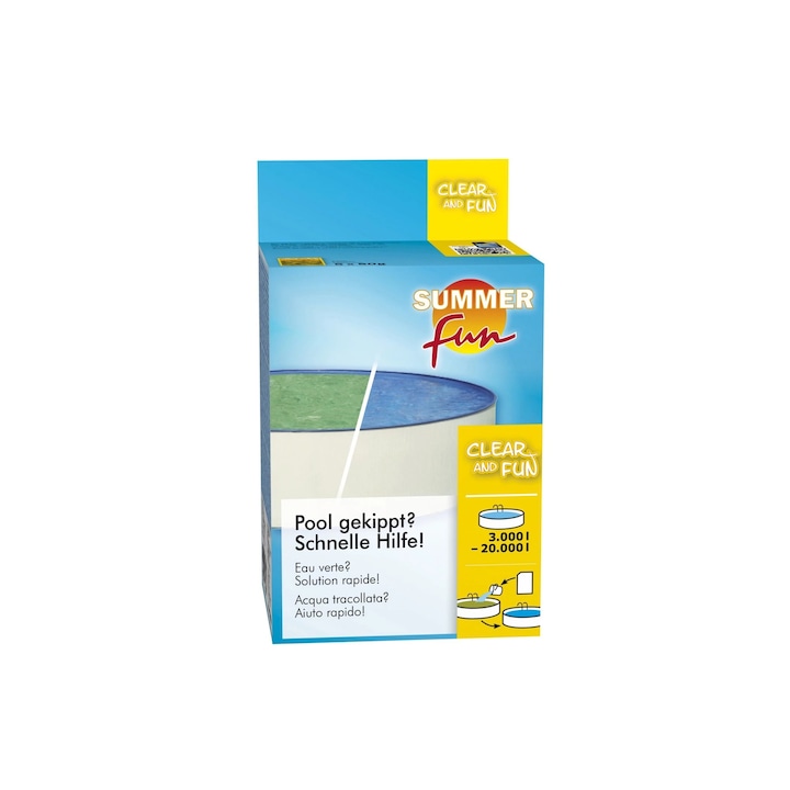 Tratament anti-alge, pentru 3000 - 20000 L, 5 pliculete