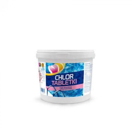 Tablete de clor, Gamix, Pentru piscina, 5 kg