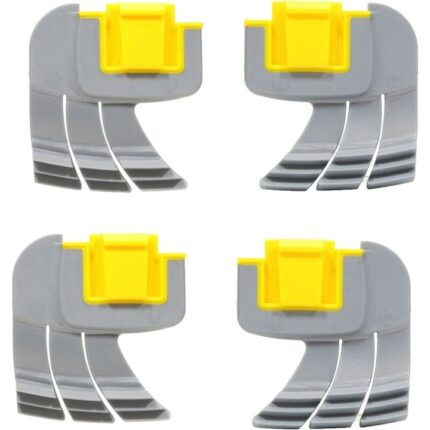 Set 4 Perii pentru robot piscina, Compatibile MX8/MX6, Gri/Galben
