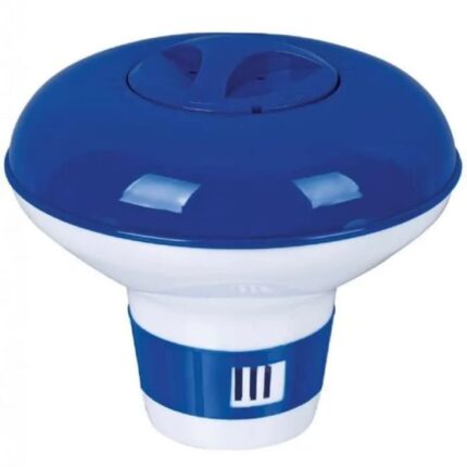 Dozator pastile clor pentru Ciubar Spid'o, 2.5 cm, albastru si alb, 12.5x12 cm