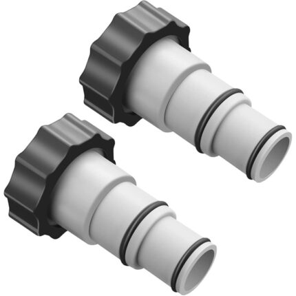 Adaptor piscina, KkvoGmle, 2 buc, gri, plastic