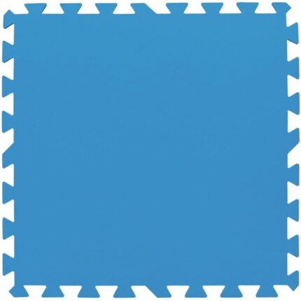 Set de 8 protectii podea de piscina Bestway, 50 x 50 cm, Albastru