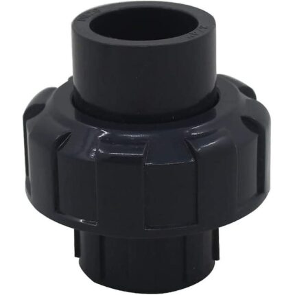Racord pentru pompa de filtru piscina, PVC, Negru